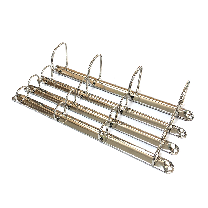 Binder A4 Lever - A4メタルd字型リングバインダークリップ4取り外し可能なバックルデータブックアルバム日記ノート文房具用のルーズリーフバインディングストリップ