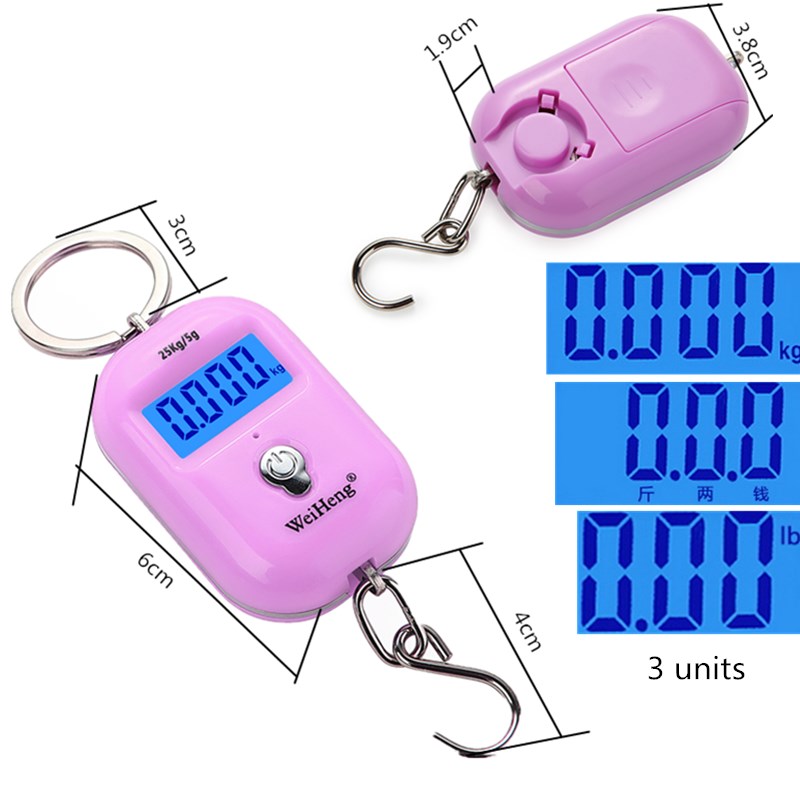 25kg/5g ミニフックスケール デジタルスーツケーススケ - Tape Dispenser Weighted のレビューと価格