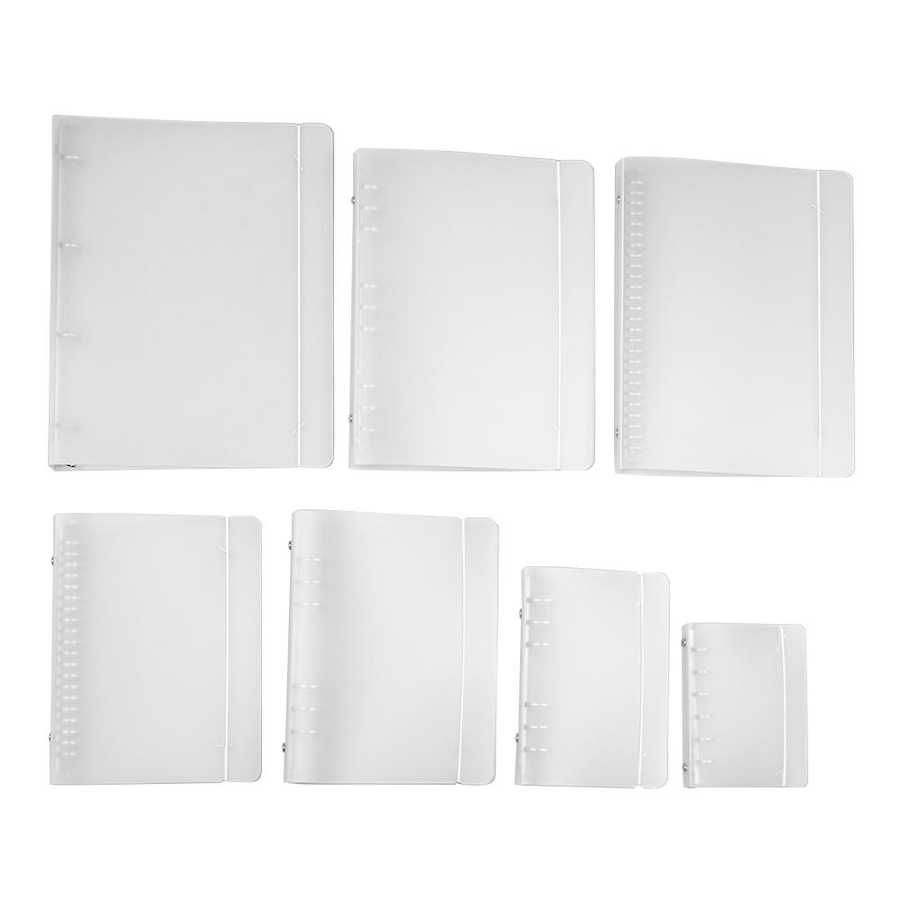マット透明ルーズリーフノートブックケース、リングバインダー、 - Binder A4 Lever のレビューと価格