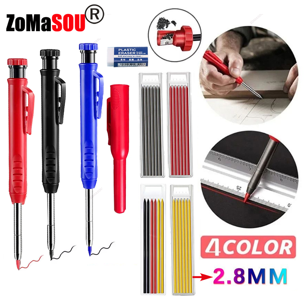 トップソリッド大工シャープペンシル木工ロングヘッド深穴マーカ - Mechanical Pencil 0.3 のレビューと価格