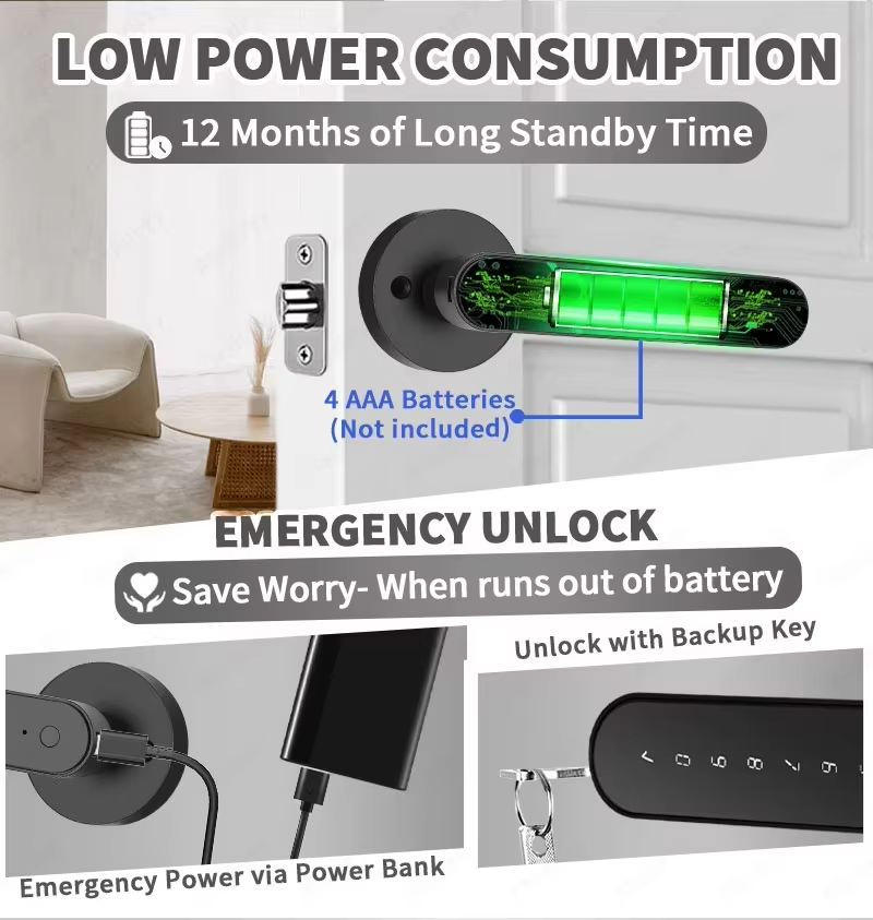 TTLock スマートデジタルドアロック、5つのキーレスエン - Letter Opener Brass のレビューと価格